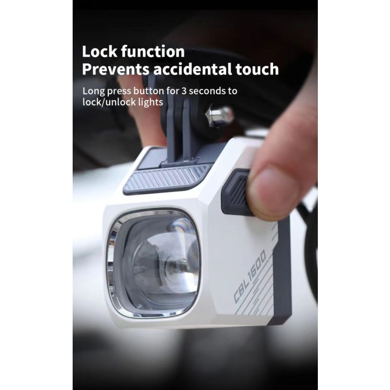 Magicshine CBL1600 Fahrradlicht 1600 Lumen innovatives Design für sichere Nachtfahrten Fernbedienung Zubehör