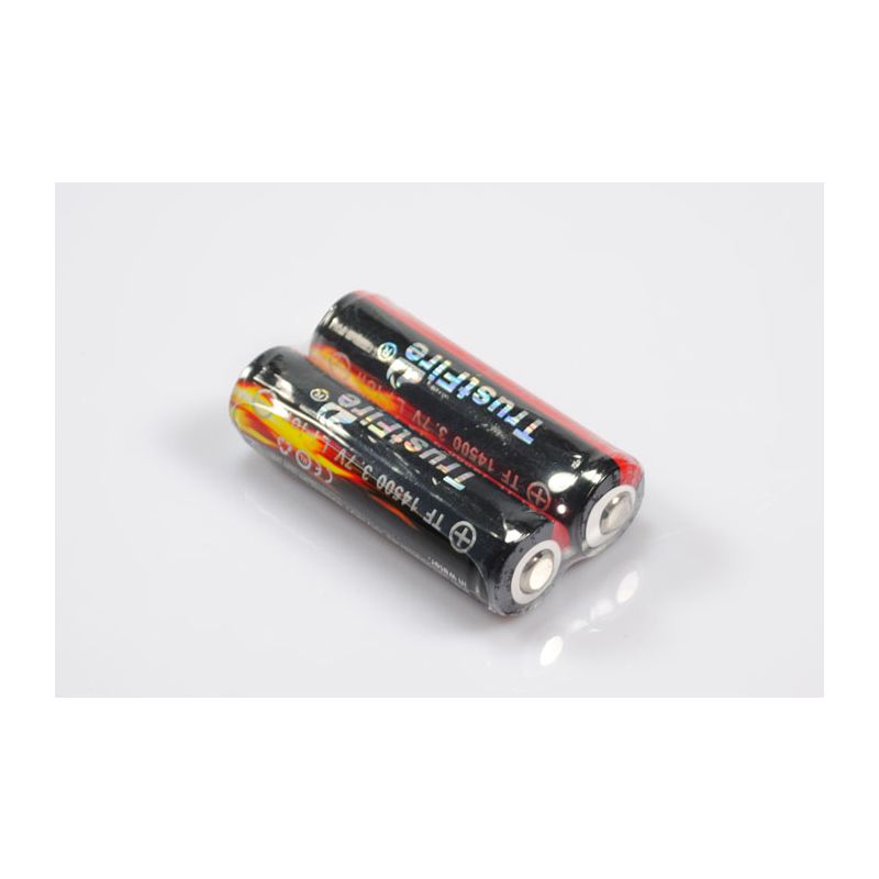 Trustfire 14500 3.7V 900mAh Li-Ion Batterie langlebig für Taschenlampen & mehr 2er Pack umweltfreundlich