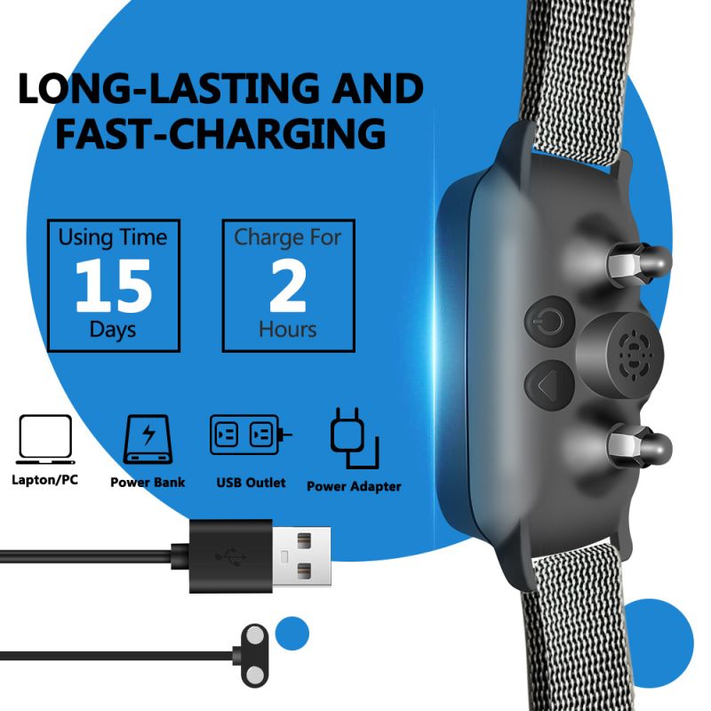 Innovatives Ultraschall Hundetrainingshalsband mit Anti-Bell-Technologie für effektive und sanfte Bellkontrolle