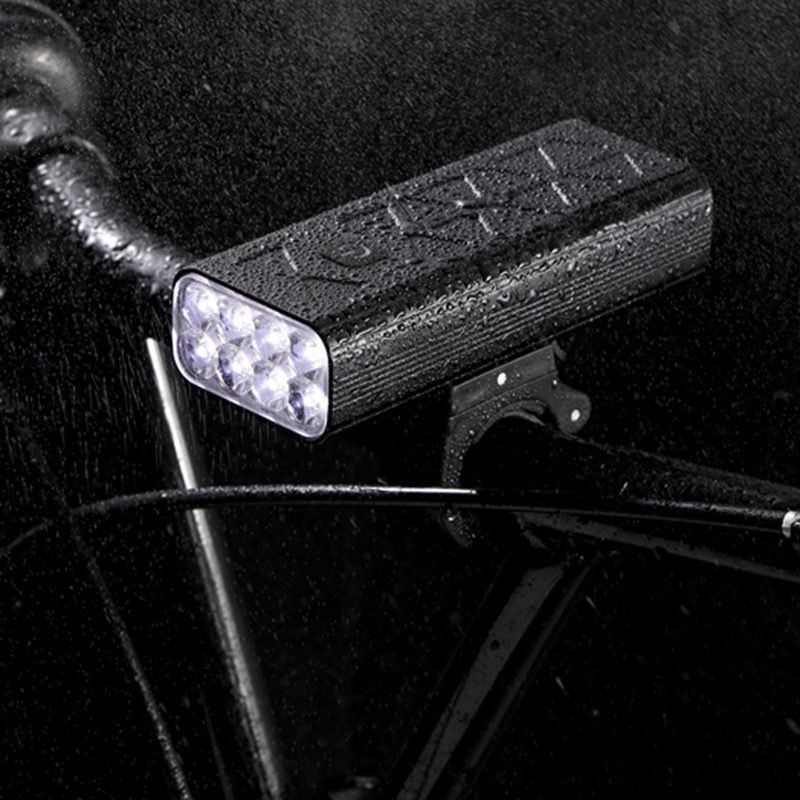 NiteBeam BR08 Fahrradbeleuchtung 10000 Lumen USB aufladbar robustes helles Fahrradlicht für Radsicherheit