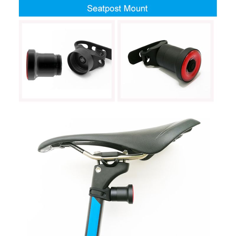 Xlite100 Intelligentes Fahrradrücklicht mit USB Wiederaufladung Superhelles COB LED Sicherheit für Pendeln