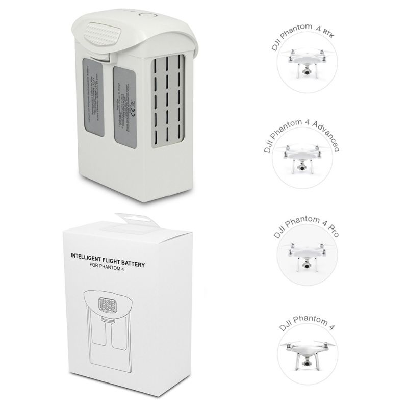 DJI Phantom 4 Akku 15,2 V 5870 mAh Li-Po Hochkapazitäts Drohnenakku für lange Flugzeit und optimierte Leistung