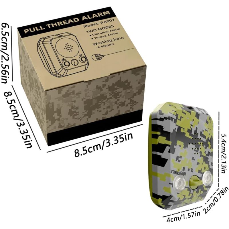 Dein 120dB Perimeter-Alarm | Wasserdichter Stolperalarm für Outdoor, Camping & Jagd Schutz