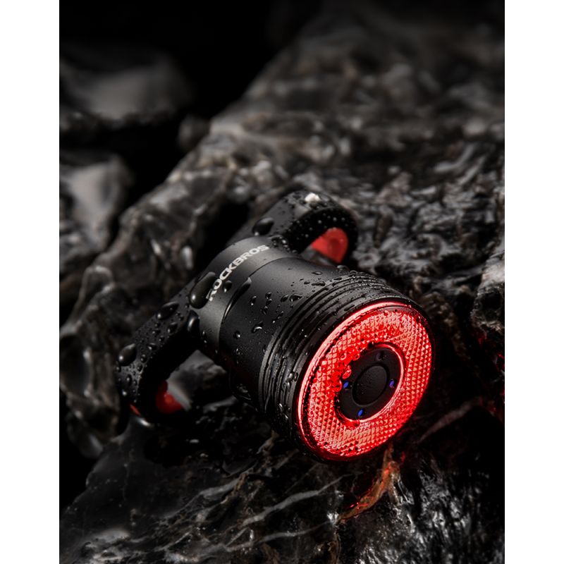 ROCKBROS Q5 Fahrrad Smart Light mit Auto Brake Sensing IPx6 Wasserdicht für Fahrradsicherheit und Sichtbarkeit