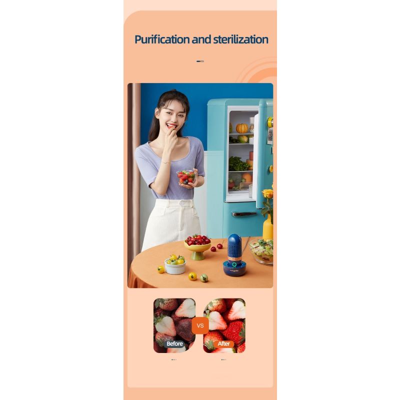 Donlim Gemüsewaschmaschine für effektive Pestizidentfernung und Lebensmittelsicherheit Gesund und benutzerfreundlich