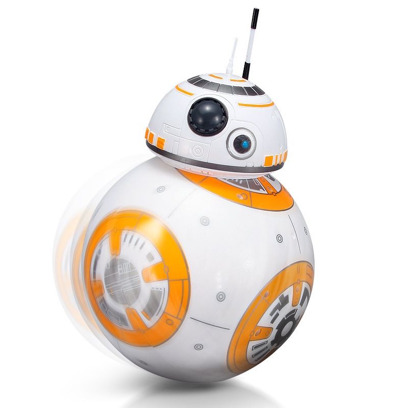 20,5cm interaktiver Fernbedienung Roboter BB-8 Star Wars Spielzeug mit 360° Rotation Geschenkspielzeug für Kinder