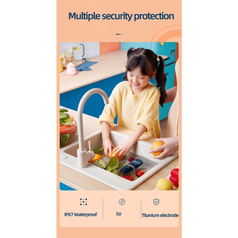 Donlim Gemüsewaschmaschine für effektive Pestizidentfernung und Lebensmittelsicherheit Gesund und benutzerfreundlich