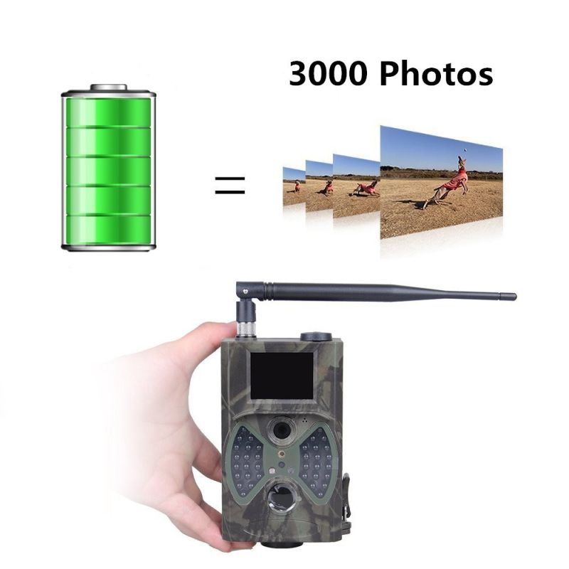 HC-300M Trail-Kamera 12MP 1080P Nachtsicht Infrarot Naturbeobachtung mit Bewegungserkennung Tierüberwachung