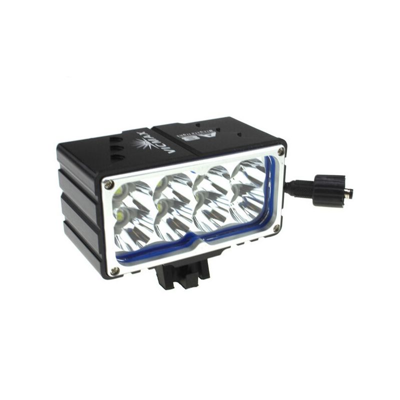 Vicmax 8L2 Fahrradlicht 10000 Lumen LED Fahrradscheinwerfer mit 3 Modi und Batteriepack IP65 wasserdicht robustes Design