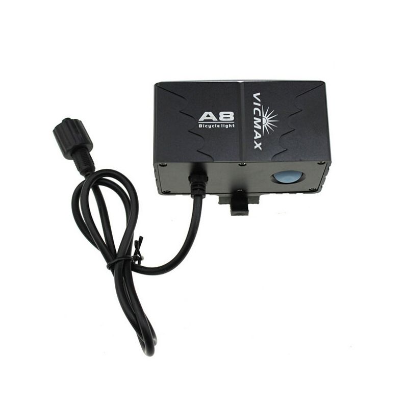 Vicmax 8L2 Fahrradlicht 10000 Lumen LED Fahrradscheinwerfer mit 3 Modi und Batteriepack IP65 wasserdicht robustes Design