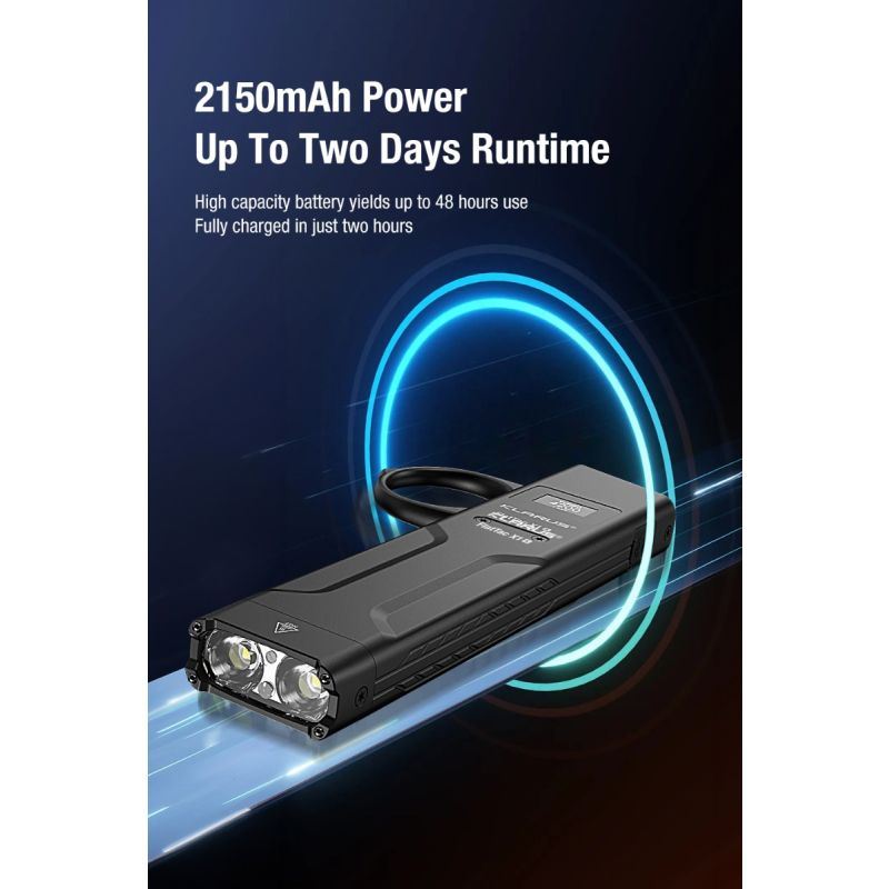 Klarus X1 Ultradünne EDC Taschenlampe, 4200LM taktische Taschenlampe mit USB-C, Luminus SST-70 LED