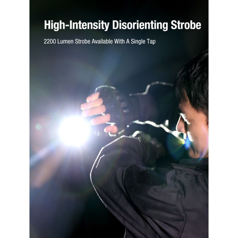 Klarus X1 Ultradünne EDC Taschenlampe, 4200LM taktische Taschenlampe mit USB-C, Luminus SST-70 LED