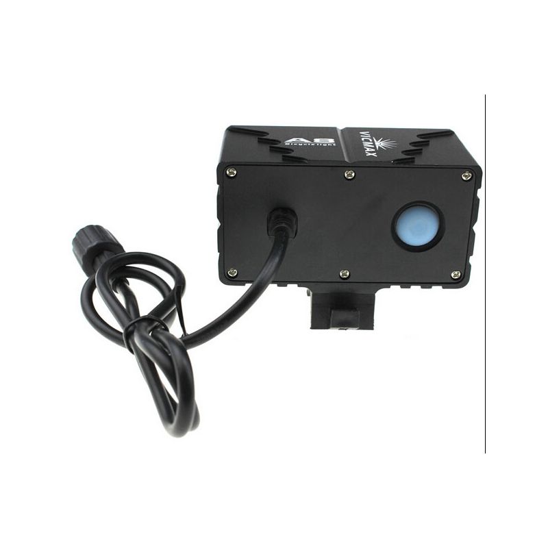 Vicmax 8L2 Fahrradlicht 10000 Lumen LED Fahrradscheinwerfer mit 3 Modi und Batteriepack IP65 wasserdicht robustes Design