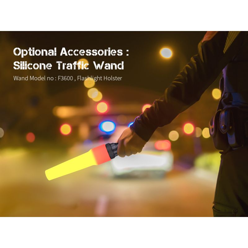 JETBEAM M37 PRO taktische Hochleistungs-Taschenlampe 3700 Lumen, 340m Reichweite, Fensterbrecher, IPX8, 21700