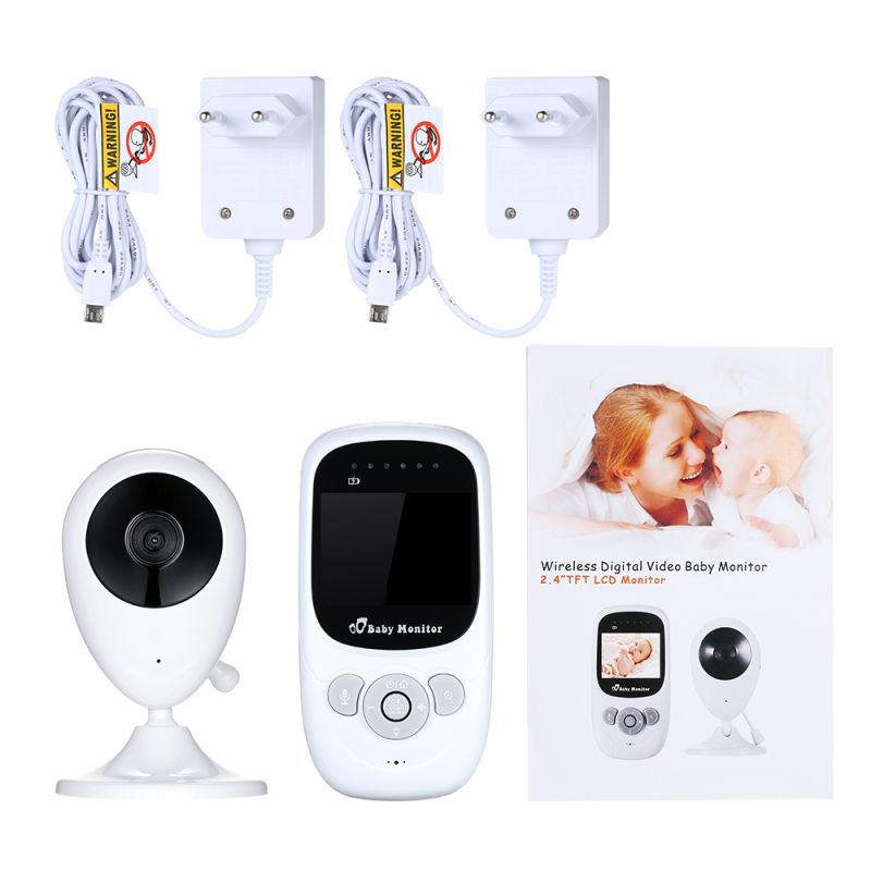 Entdecken Sie den SP880 kabellosen Video Baby Monitor mit 2.4 Zoll LCD Zwei-Wege-Audio Infrarot Nachtsicht