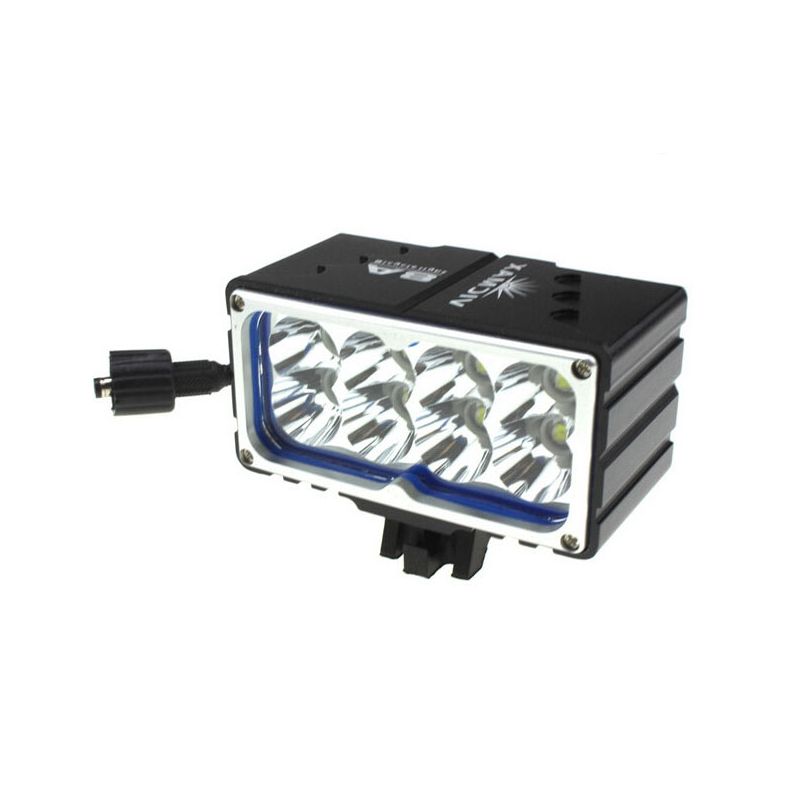 Vicmax 8L2 Fahrradlicht 10000 Lumen LED Fahrradscheinwerfer mit 3 Modi und Batteriepack IP65 wasserdicht robustes Design