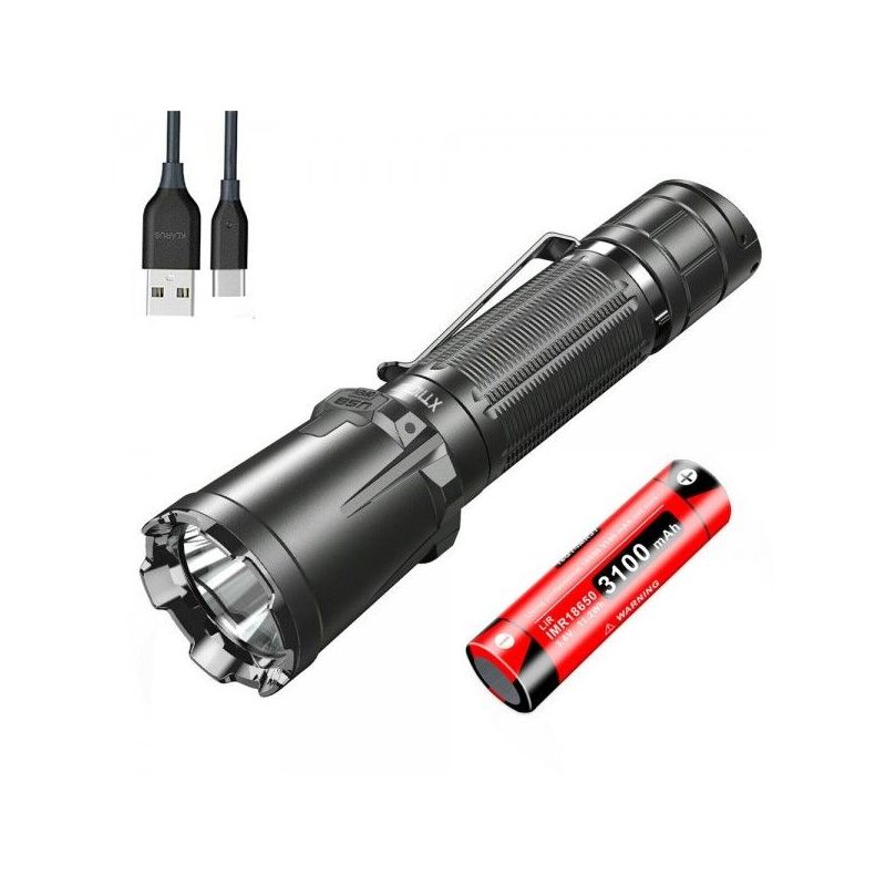 Klarus XT11GT PRO V2.0 USB-C aufladbare Taschenlampe 3300 Lumen Outdoor-Taschenlampe mit robustem Design