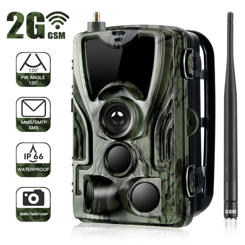 HC801M 20MP Trail Wildkamera mit 1080P Nachtsicht Ideal für Wildtierfotografie und Naturbeobachtung