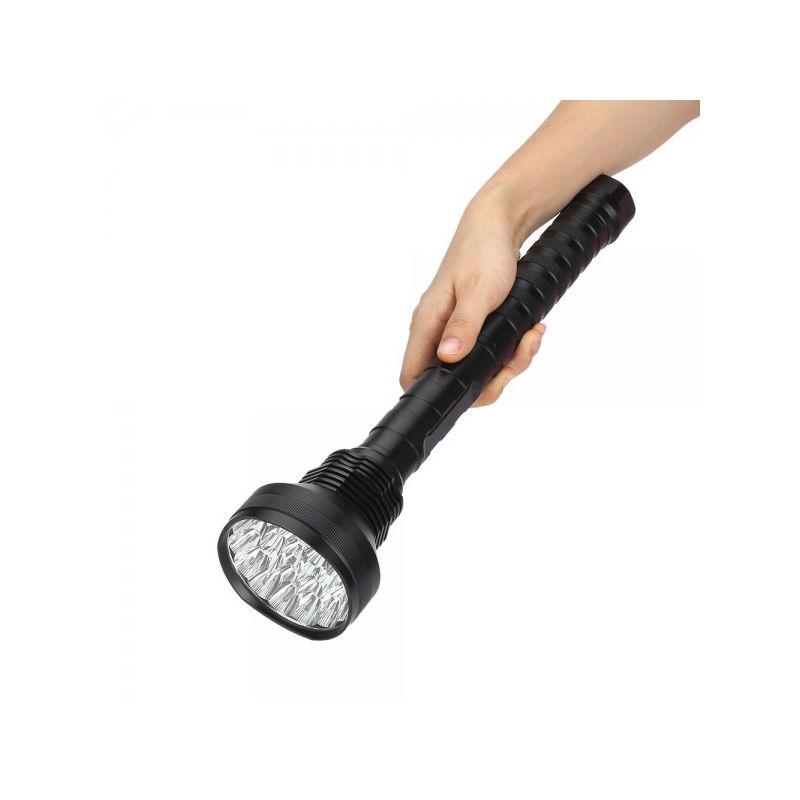 UltraFire 28T6 LED-Taschenlampe 40000 Lumen Hochleistungstaschenlampe Outdoor langlebiges Design 5 Modi Abenteuer