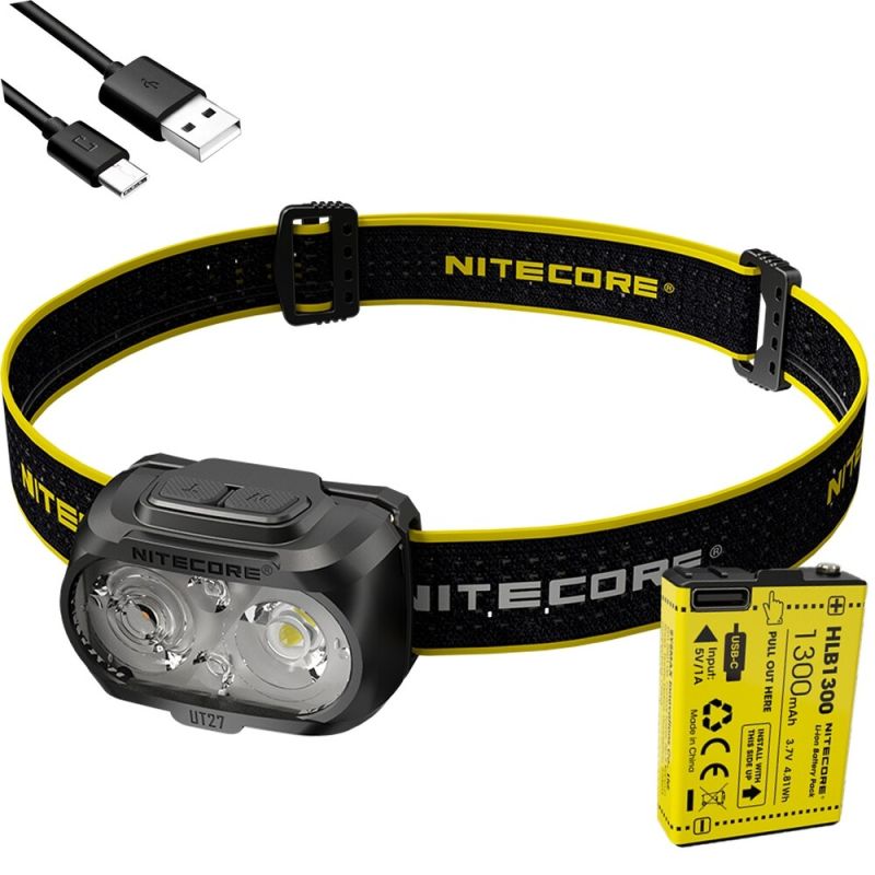 Entdecken Sie den Nitecore UT27 LED Scheinwerfer mit 520 Lumen robustes Design vielseitige Modi für Nachtabenteuer