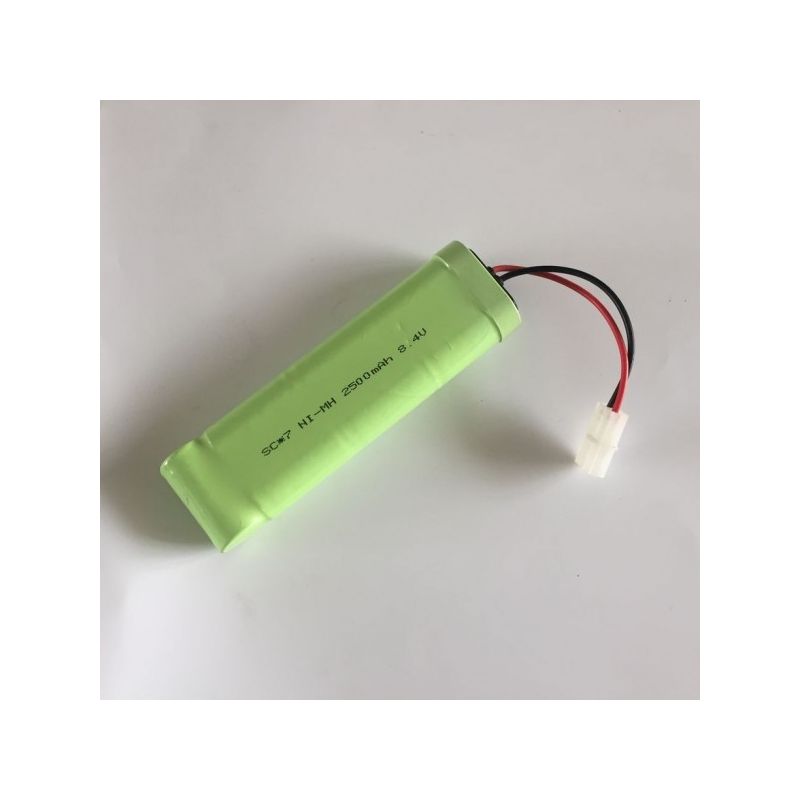 8.4V 2500mAh Ni-MH Akku für RC & Modellbau, SC x 7 Akku mit weißem Stecker – Spielzeugauto & Drohne