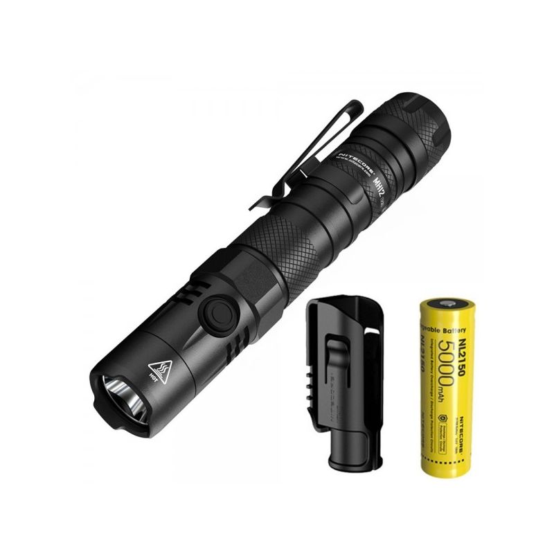 Nitecore MH12 V2 LED Taschenlampe 1200 Lumen Outdoor Beleuchtung 21700 Batterie für Camping und Wandern
