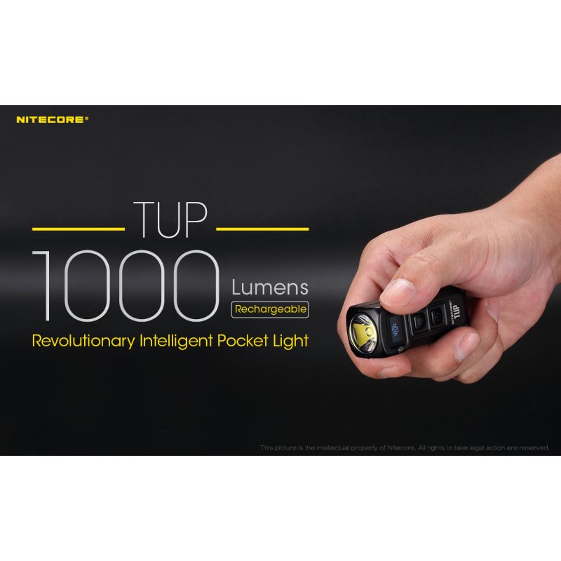 Nitecore TUP XP-L HD V6 LED Taschenlampe 1000 Lumen tragbares Licht Outdoor-Ausrüstung OLED Display USB-Aufladung