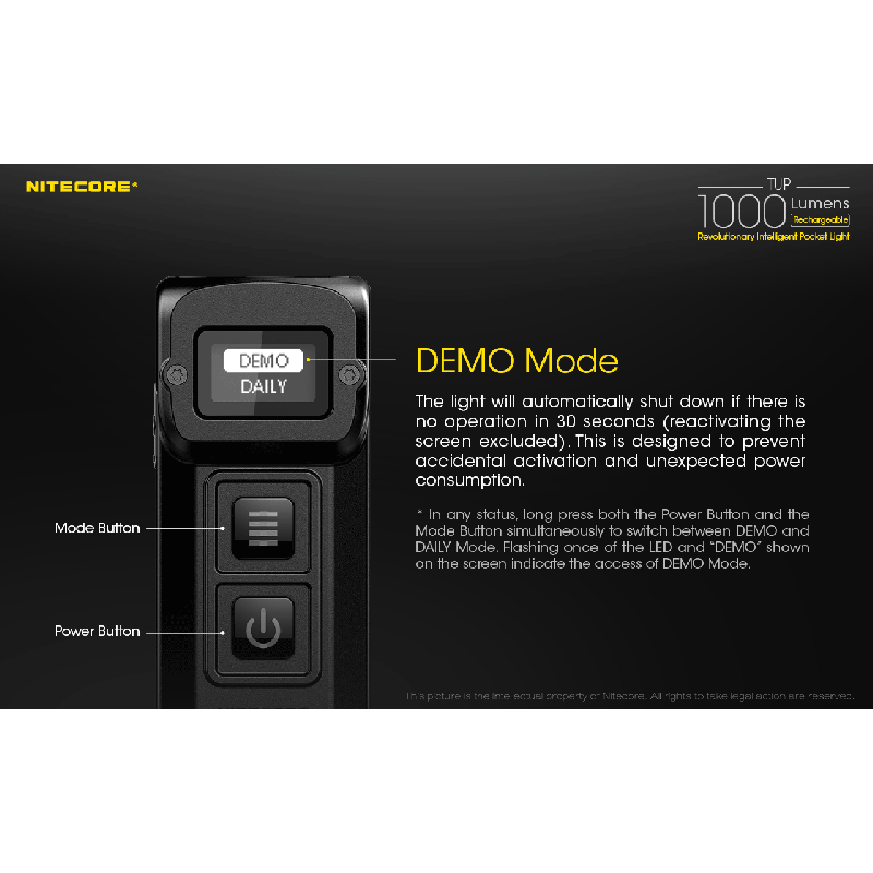 Nitecore TUP XP-L HD V6 LED Taschenlampe 1000 Lumen tragbares Licht Outdoor-Ausrüstung OLED Display USB-Aufladung