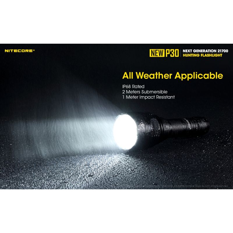Nitecore P30 XP-L HI V3 LED-Taschenlampe 1000 Lumen 618 Meter Reichweite robuste Outdoor-Taschenlampe