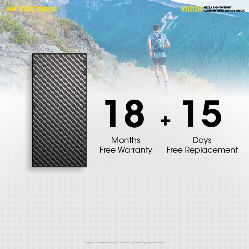 NITECORE NB10000 QC Dual Port Power Bank 10000mAh USB-C Leichtes Reiseaccessoire für Smartphone Schnellladung