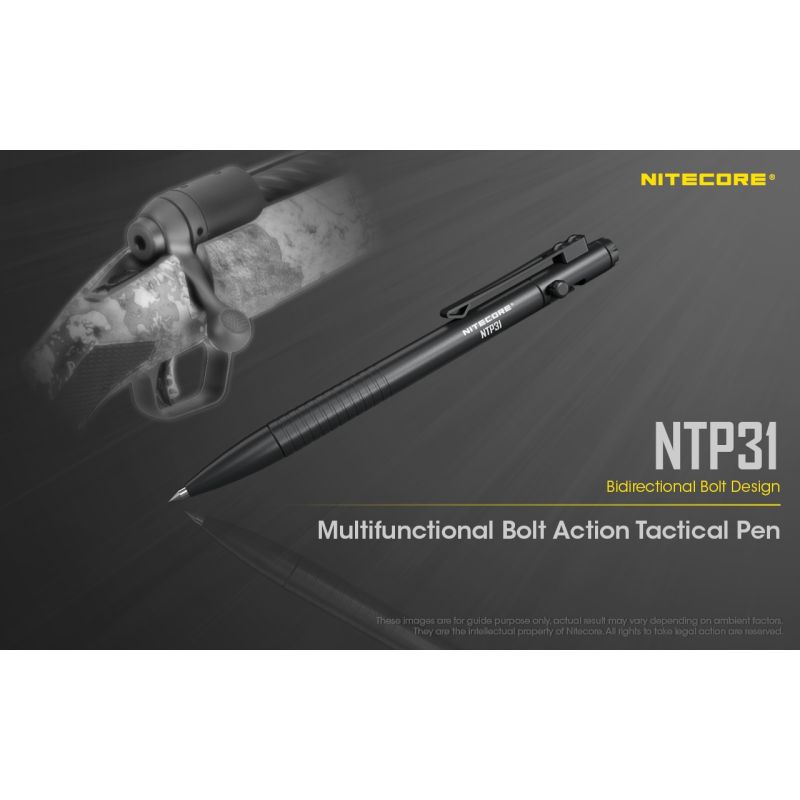 NITECORE NTP31 Multifunktionaler Stift mit langlebiger Aluminiumlegierung ideal als Notfallwerkzeug Abenteuerstift