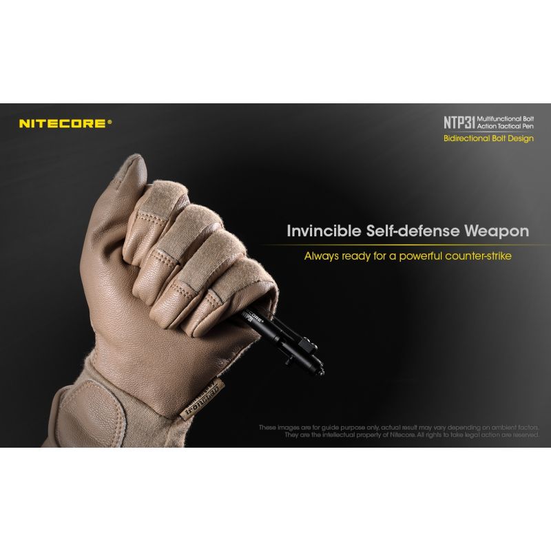 NITECORE NTP31 Multifunktionaler Stift mit langlebiger Aluminiumlegierung ideal als Notfallwerkzeug Abenteuerstift