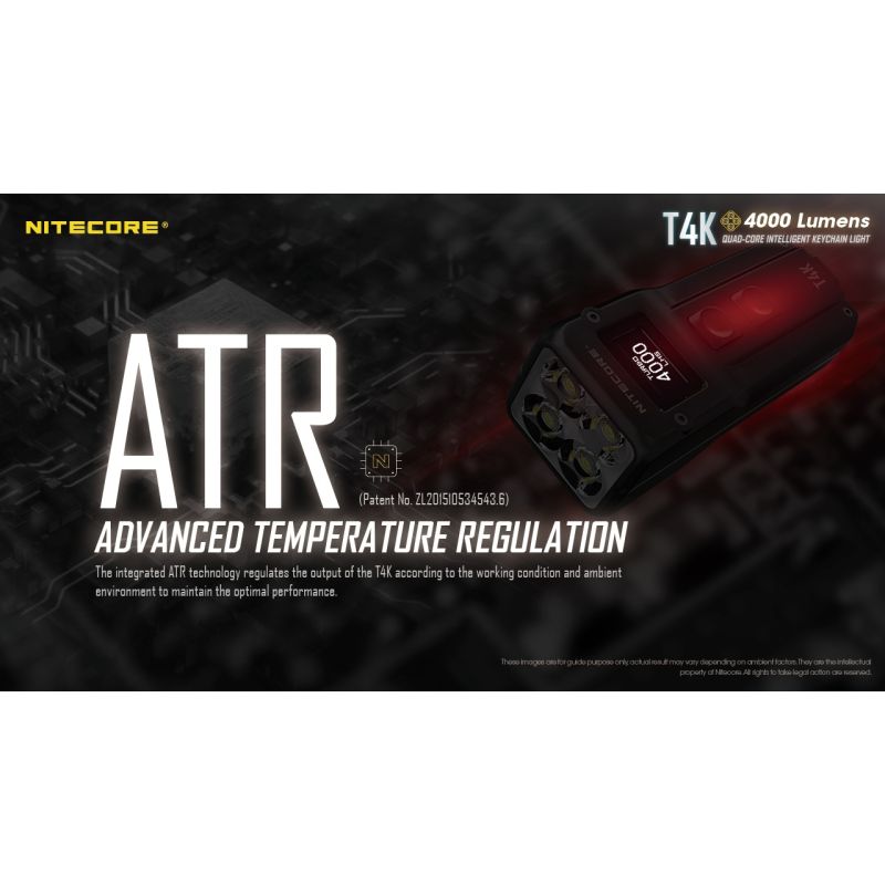 Entdecken Sie Nitecore T4K kompakte Schlüsselanhänger Taschenlampe 4000 Lumen mit USB-C-Aufladung und Outdoor-Beleuchtung