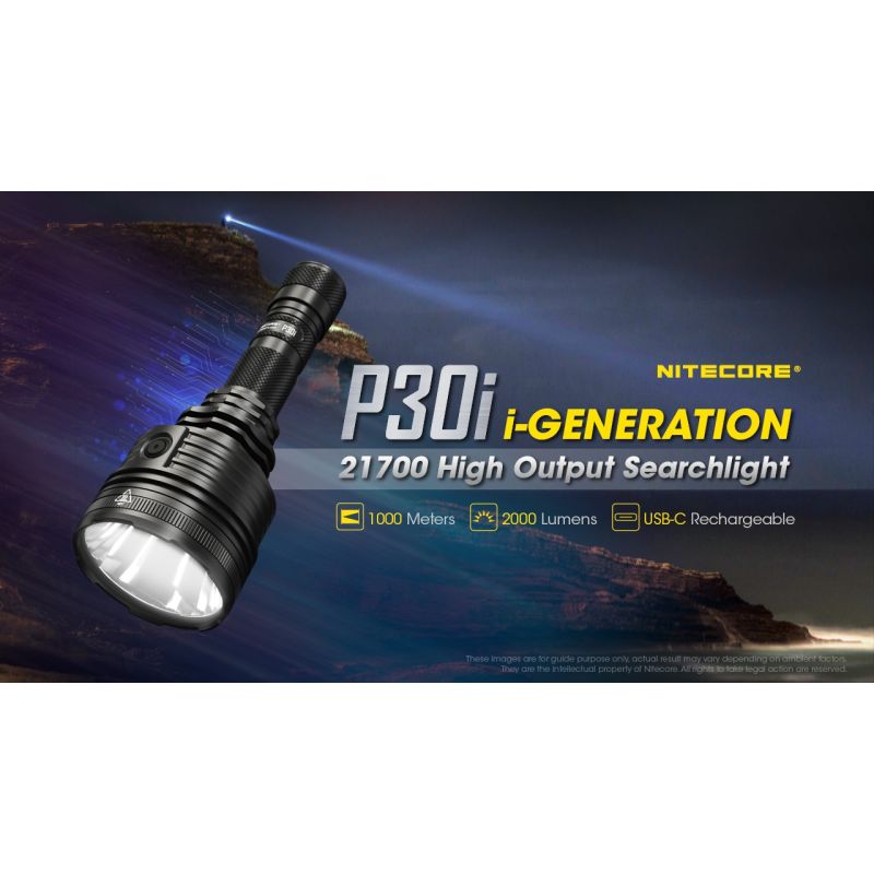 Nitecore P30i XHP35 HI LED Taschenlampe 2000 Lumen 1000 Meter Leuchtweite perfektes Outdoor Beleuchtungswerkzeug