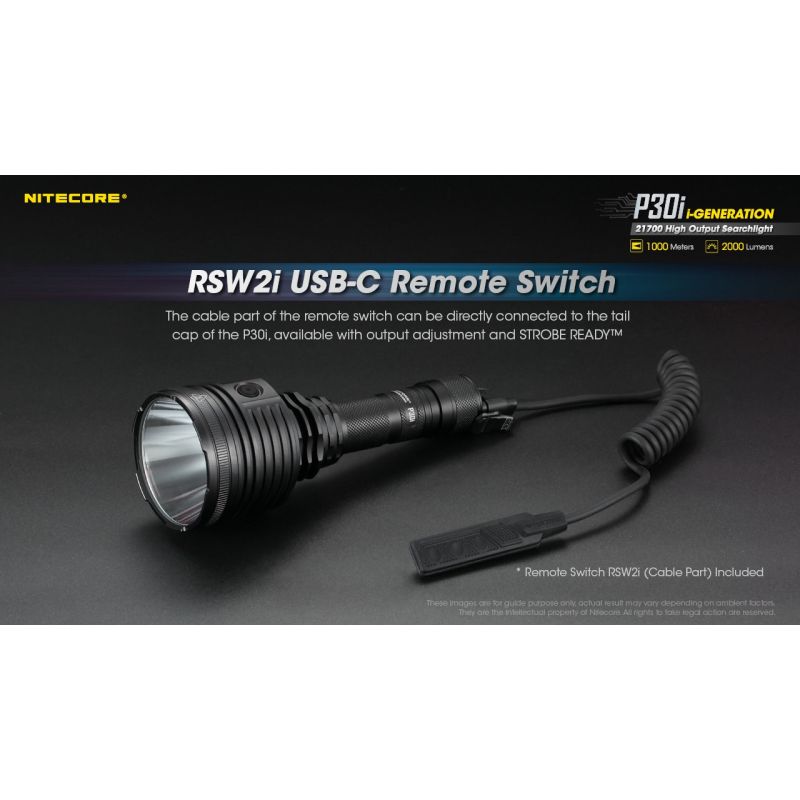 Nitecore P30i XHP35 HI LED Taschenlampe 2000 Lumen 1000 Meter Leuchtweite perfektes Outdoor Beleuchtungswerkzeug