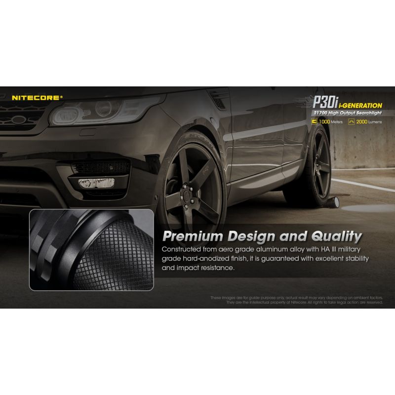 Nitecore P30i XHP35 HI LED Taschenlampe 2000 Lumen 1000 Meter Leuchtweite perfektes Outdoor Beleuchtungswerkzeug
