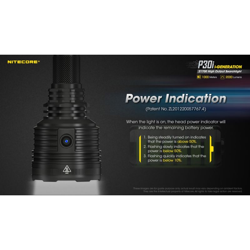Nitecore P30i XHP35 HI LED Taschenlampe 2000 Lumen 1000 Meter Leuchtweite perfektes Outdoor Beleuchtungswerkzeug