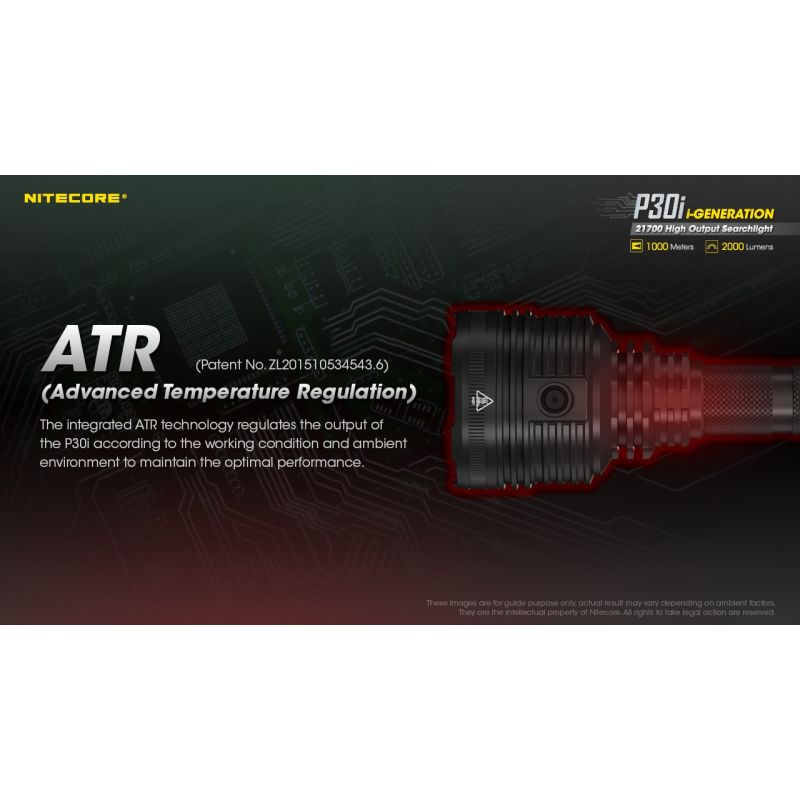 Nitecore P30i XHP35 HI LED Taschenlampe 2000 Lumen 1000 Meter Leuchtweite perfektes Outdoor Beleuchtungswerkzeug