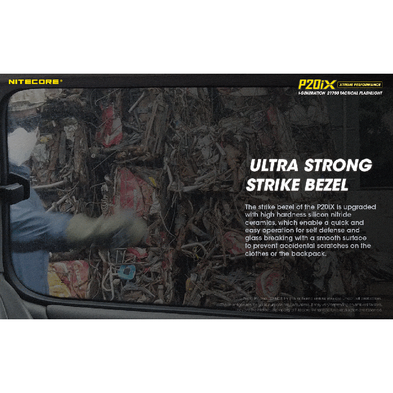 Nitecore P20iX 4000 Lumen taktische LED Taschenlampe USB-C wiederaufladbar mit Strobe Modus und starker Beleuchtung