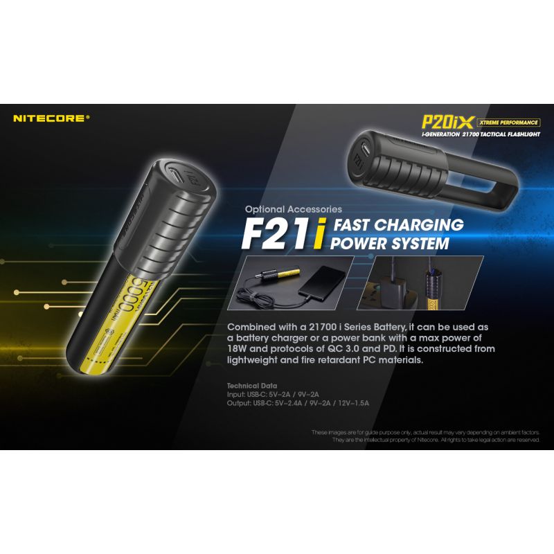 Nitecore P20iX 4000 Lumen taktische LED Taschenlampe USB-C wiederaufladbar mit Strobe Modus und starker Beleuchtung