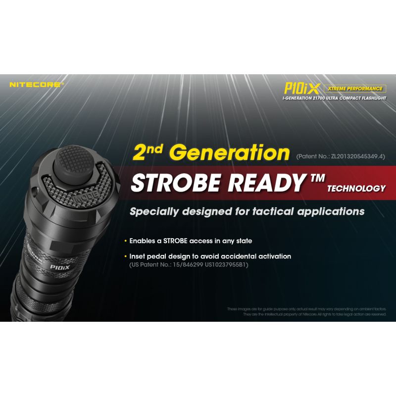 Nitecore P10iX LED Taschenlampe 4000 Lumen 4 x XP-L2 V6 taktische professionelle und robuste Taschenlampe