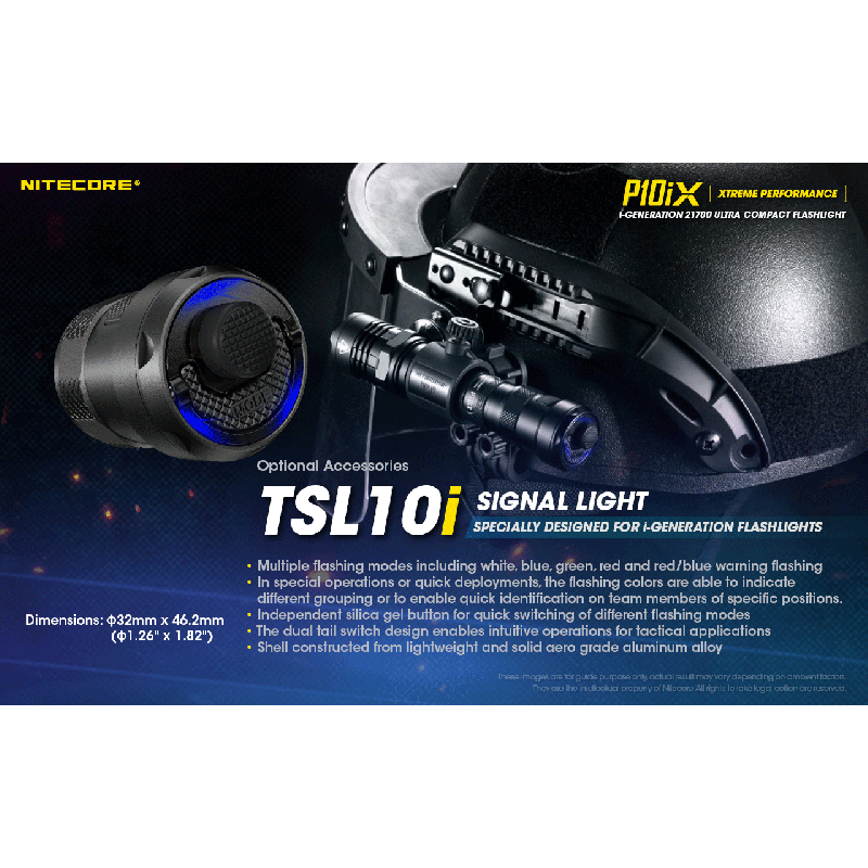Nitecore P10iX LED Taschenlampe 4000 Lumen 4 x XP-L2 V6 taktische professionelle und robuste Taschenlampe