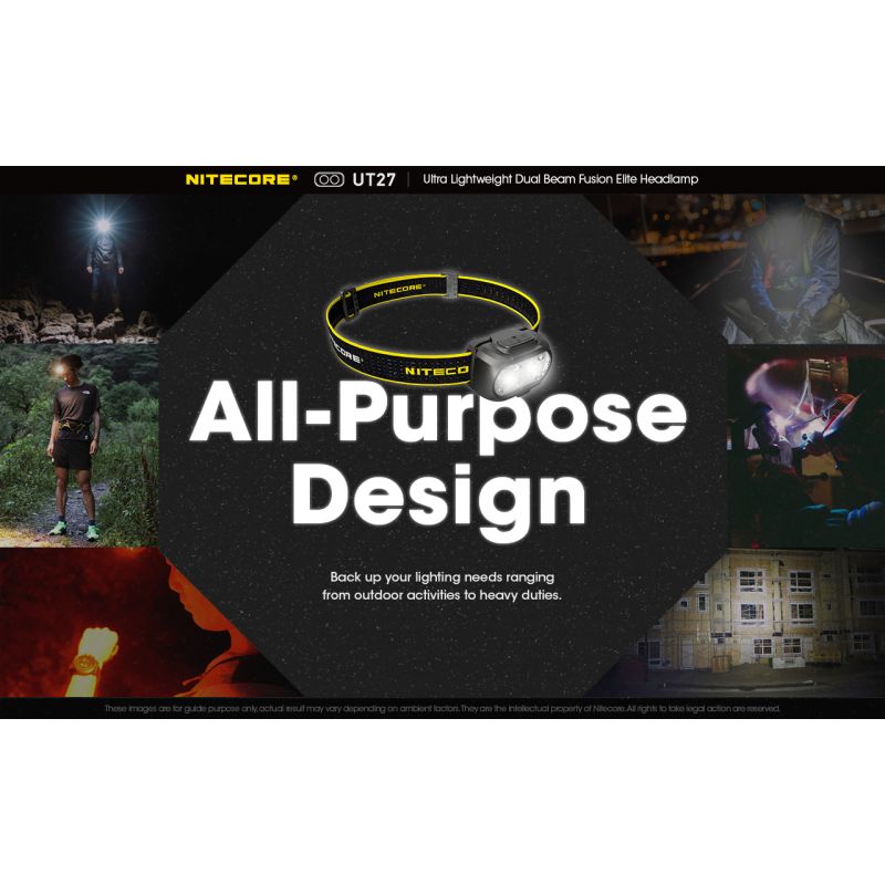 Entdecken Sie den Nitecore UT27 LED Scheinwerfer mit 520 Lumen robustes Design vielseitige Modi für Nachtabenteuer