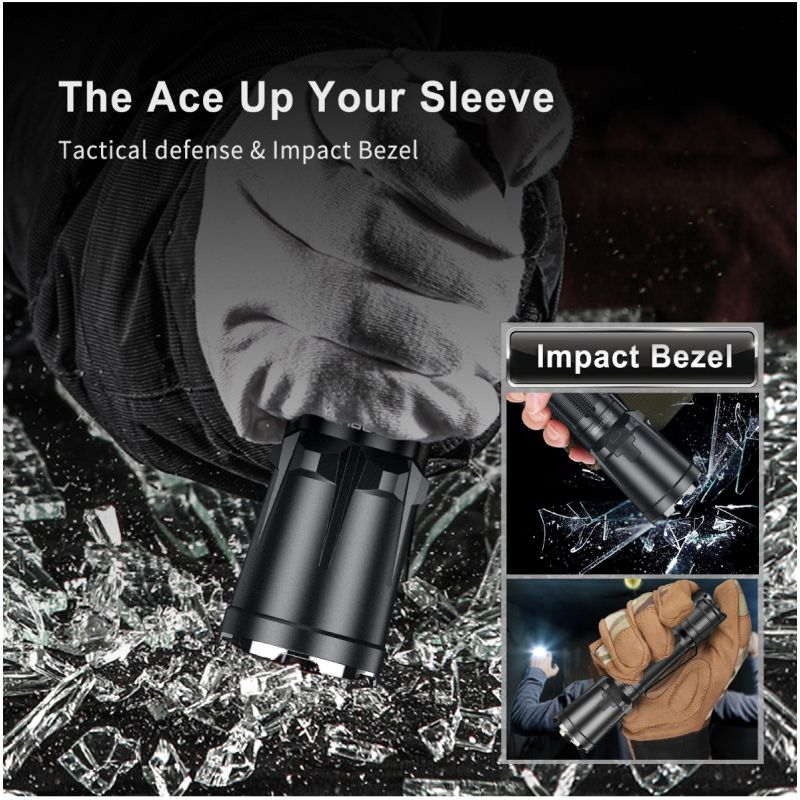 Klarus XT11GT PRO V2.0 USB-C aufladbare Taschenlampe 3300 Lumen Outdoor-Taschenlampe mit robustem Design