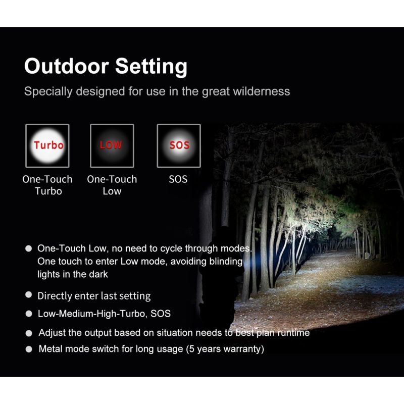 Klarus XT11GT PRO V2.0 USB-C aufladbare Taschenlampe 3300 Lumen Outdoor-Taschenlampe mit robustem Design