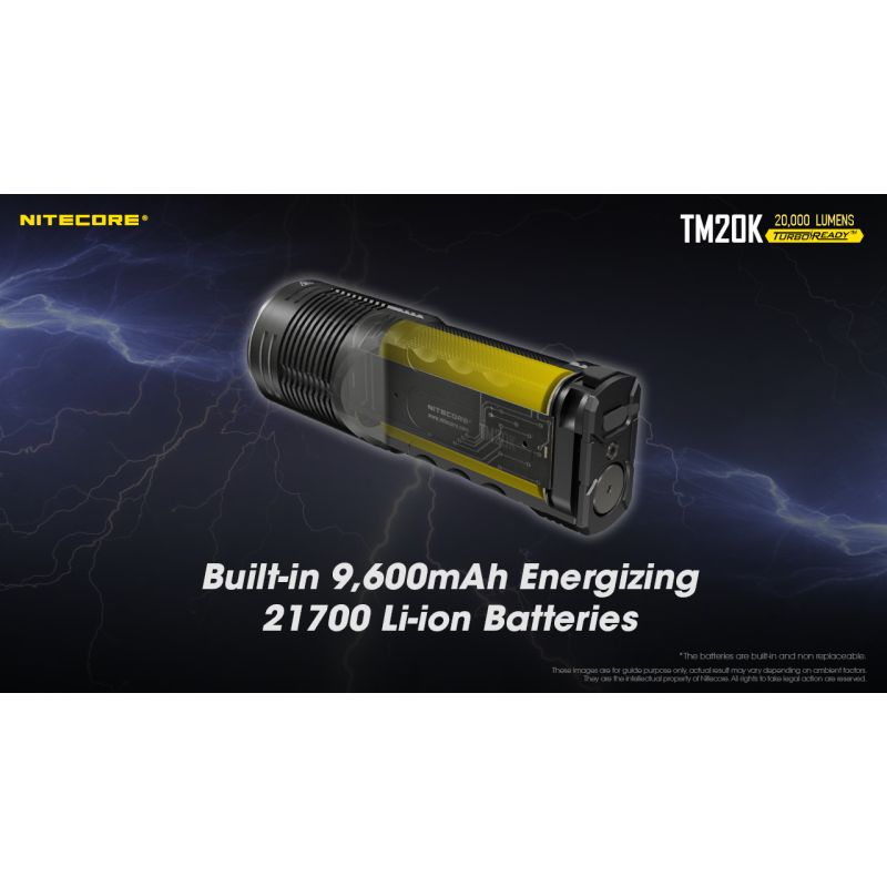 Nitecore TM20K LED-Taschenlampe 20000 Lumen robuste und wiederaufladbare Taschenlampe für Abenteuer und Camping
