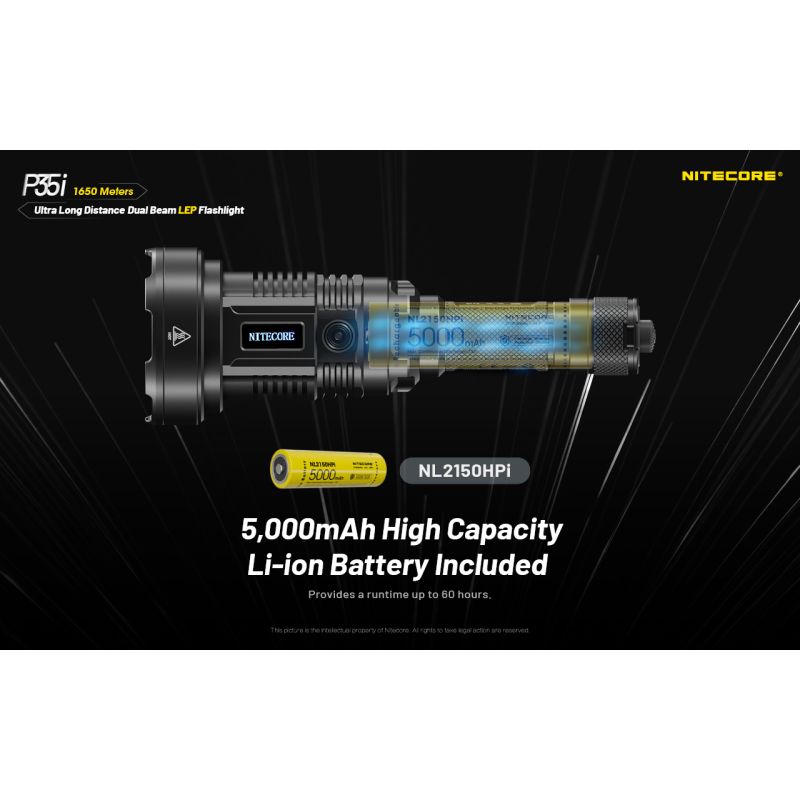 NITECORE P35i wiederaufladbare Taschenlampe 3000 Lumen Suchscheinwerfer outdoor LED 6x XP-G3 ultra-langreichweite