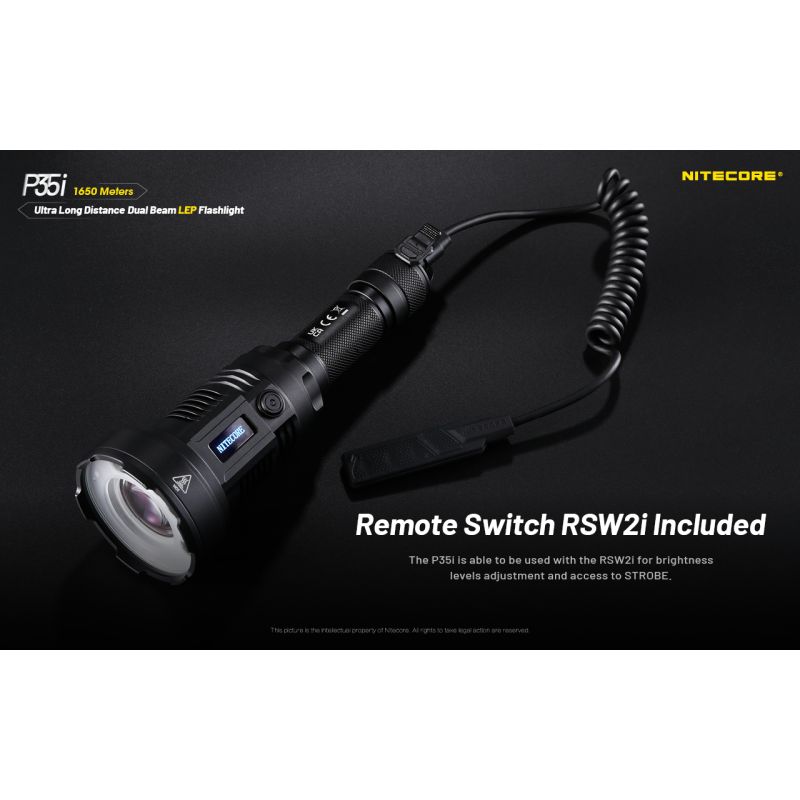 NITECORE P35i wiederaufladbare Taschenlampe 3000 Lumen Suchscheinwerfer outdoor LED 6x XP-G3 ultra-langreichweite