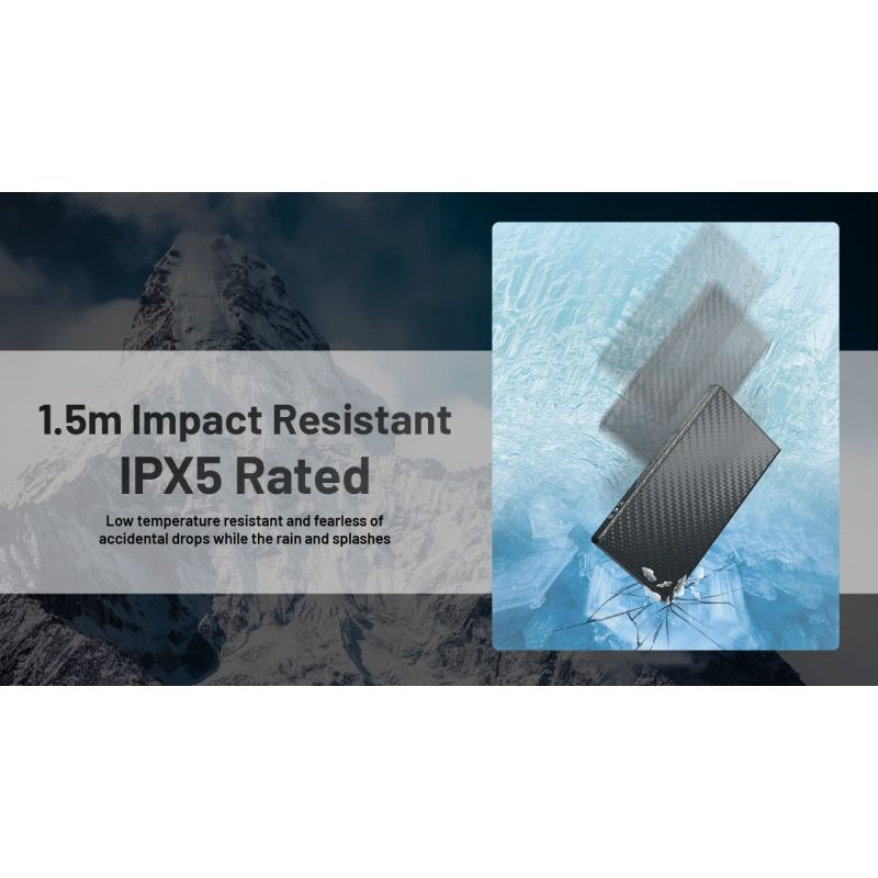 Nitecore Summit 10000 Powerbank Outdoor | Kältebeständig Heizfunktion QC PD USB-C | Robust Leicht Kompakt IPX5