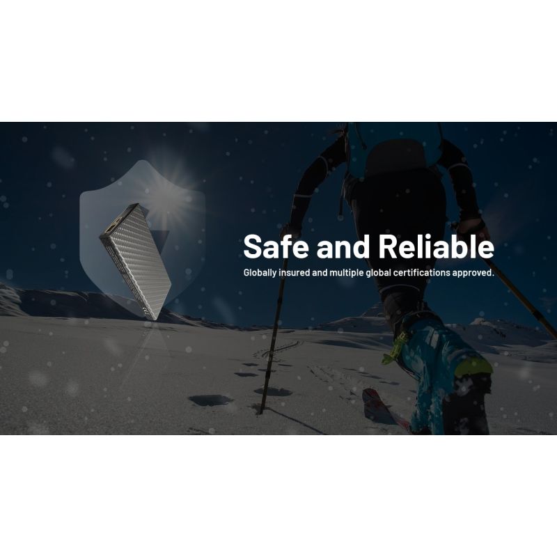 Nitecore Summit 10000 Powerbank Outdoor | Kältebeständig Heizfunktion QC PD USB-C | Robust Leicht Kompakt IPX5